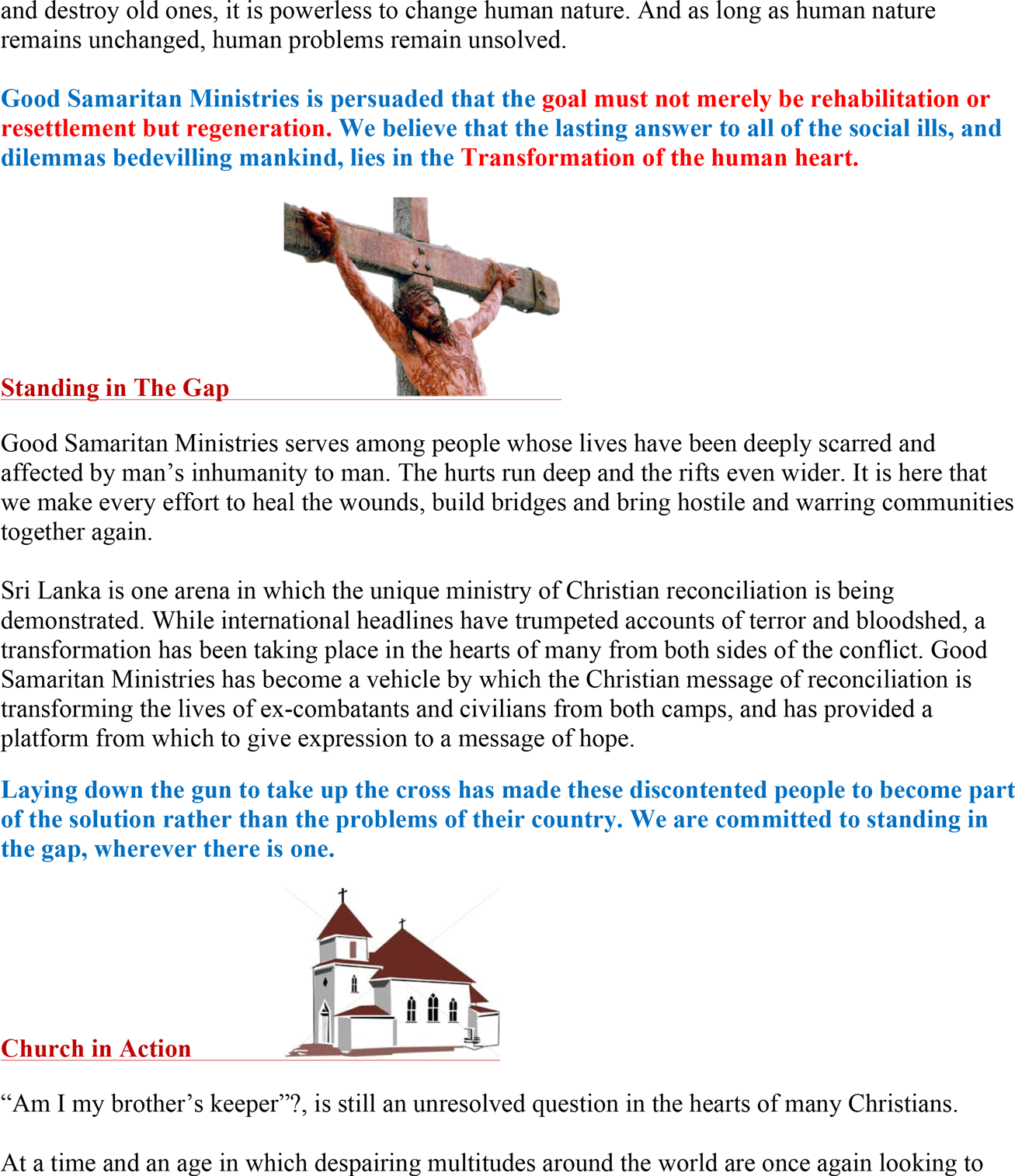 Message from Pastor Dayalan Sanders