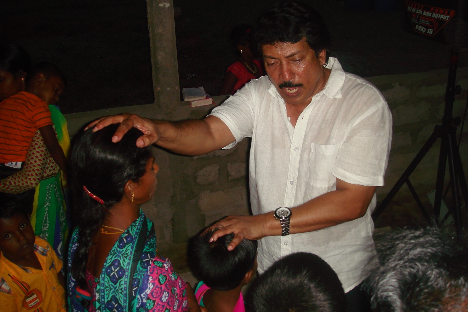 "Praying for the sick and the destitute in JEYAPURAM"...click to view more...