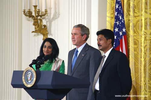 'WHITE HOUSE' - Commendation by President GEORGE W. BUSH...click to view more...
